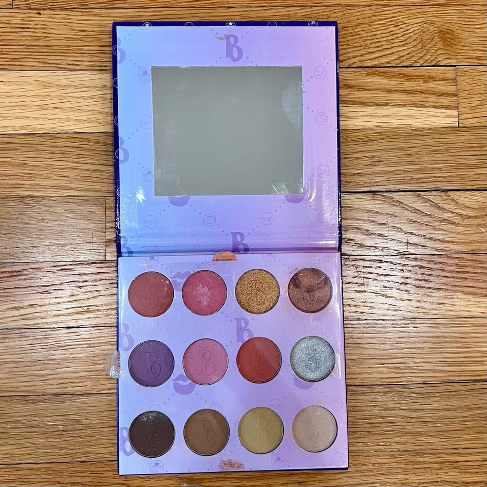 Bratz Eyeshadow Palette 12 Color Girls Eye Shadow Makeup with Mirror